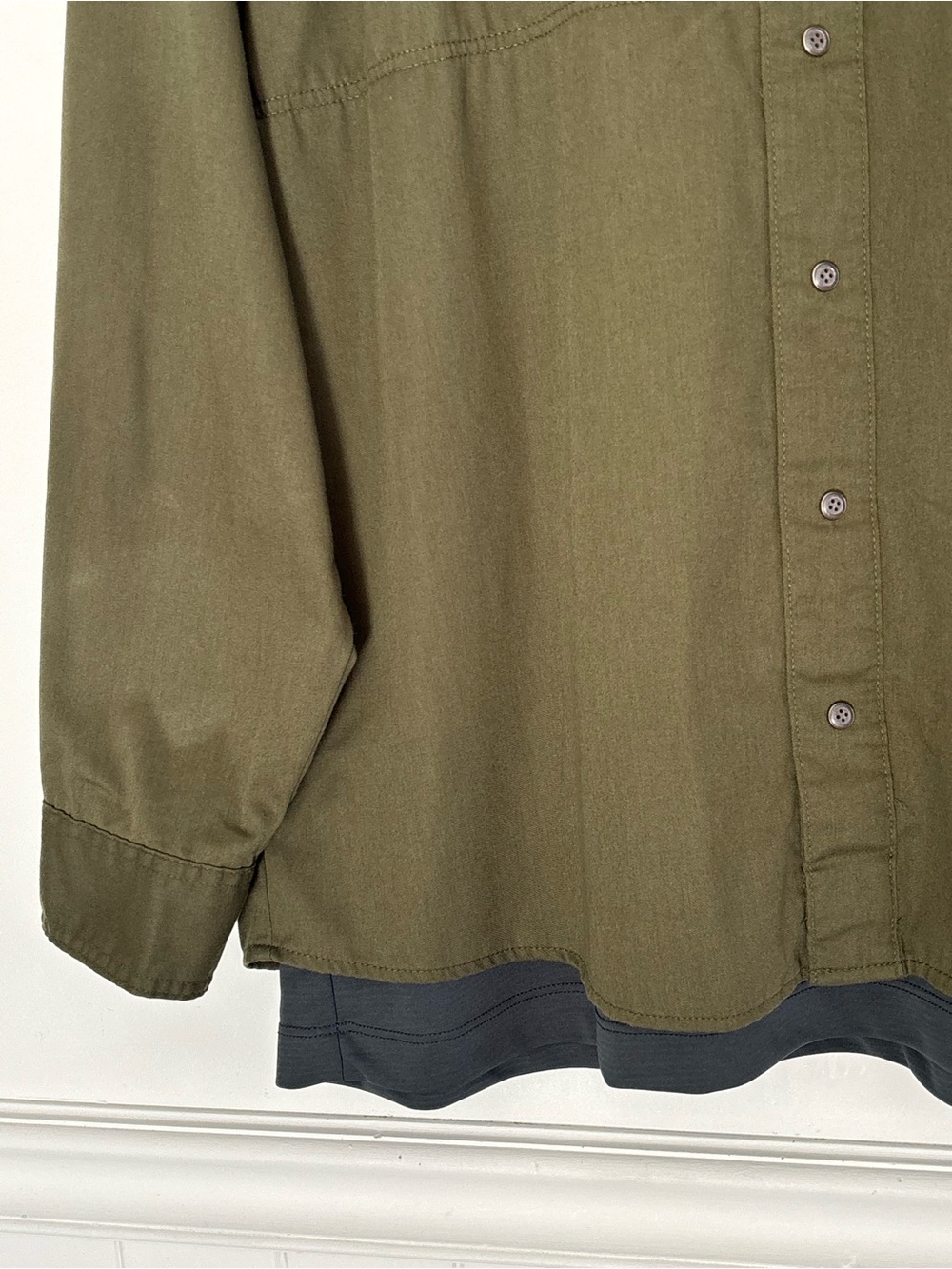Vertx Men's Tactical Button Up Shirt Green Layered Outdoor Guardian Size XL *b70 - Picture 5 of 16